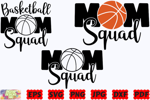 A Designer's Take on the Basketball Mom Squad SVG