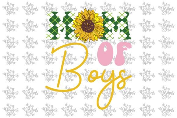 A Designer's Take on the Mom of Boys Embroidery Design