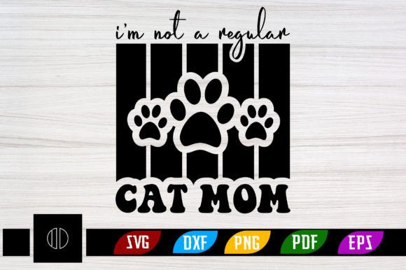 A Retro Cat Mom Embroidery Design For Real Projects