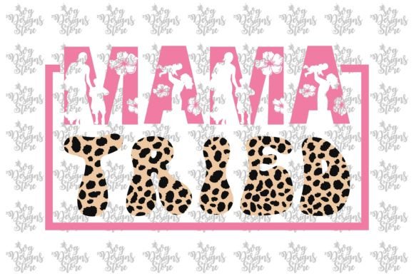 An Embroidery Designer's Take on the Mama Tried Mom Design